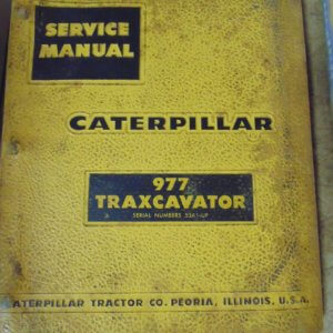 Caterpillar 977 Traxcavator Service Manual 53A1
