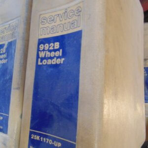 Caterpillar 992B Wheel Loader Service Manual 25K1170