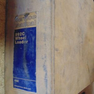 Caterpillar 992C Wheel Loader Service Manual 49Z