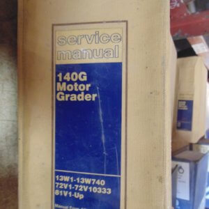 Caterpillar 140G Motor Grader Service Manual 13W1 81V1