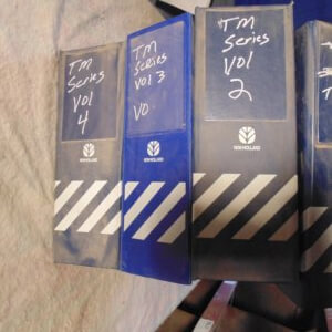 New Holland TM 120-TM190 Tractor Repair Manual 4 Book Set 87021020