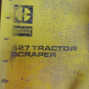 Caterpillar 627 Tractor Scraper Service Manual 54K 50K