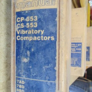 Caterpillar CP-553 CS-553 Vibratory Compactor Service Manual 7AD 7BD 8BD