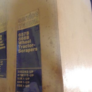 Caterpillar 657B, 666B Wheel Tractor Scraper Service Manual