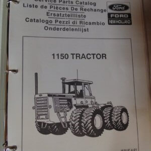 Ford New Holland Versatile 1150 Tractor Parts Manual 57115018