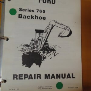 Ford Series 765 Backhoe Parts Manual