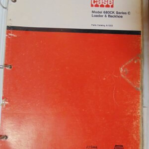 Case 680CK Loader and Backhoe Parts Manual