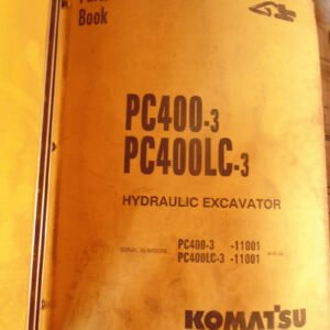 Komatsu Hydraulic Excavator Parts Manual