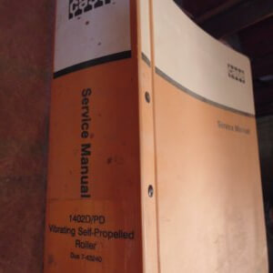 Case 1402 Roller Service Manual