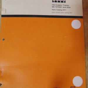 Case 750 Crawler Tractor Parts Manual