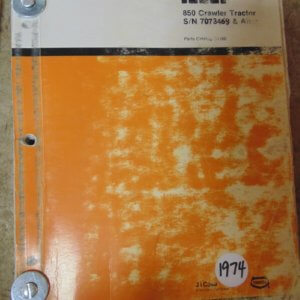 Case 850 Crawler Tractor Parts Manual