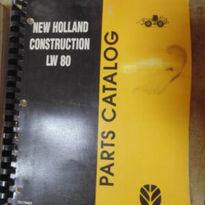 New Holland Construction LW 80 Wheel Loader Parts Manual
