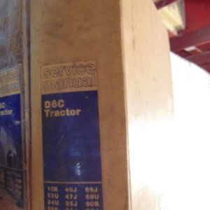 Caterpillar D6 Tractor Service Manual 10K 23U 24U 26K 46J 47J 55J 56J 69J 69U 90B 99J