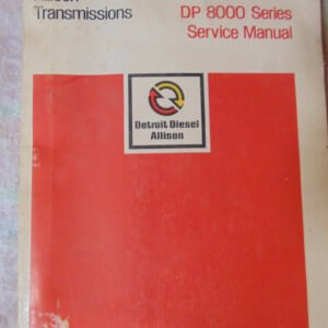 Allison DP8000 Transmissions Service Manual SA1228C
