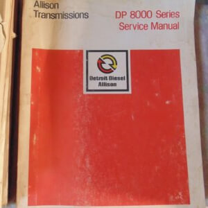 Allison Transmissions DP8000 Service Manual SA1228E