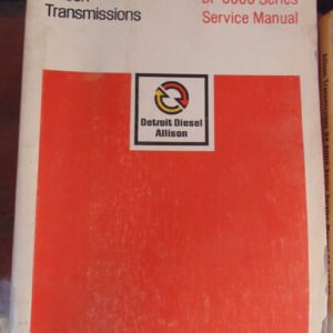 Allison DP8000 Series Transmission Service Manual SA1228G