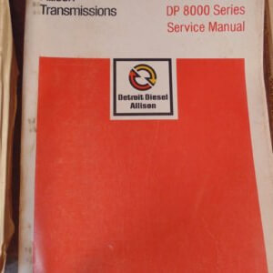 Allison DP8000 Series Transmission Service Manual SA1228H