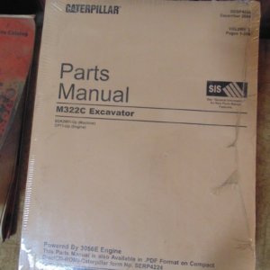 Caterpillar M332C Excavator Parts Manual