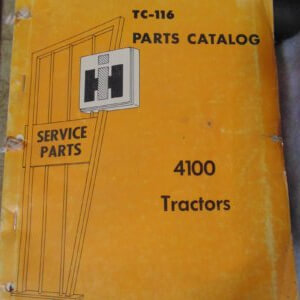 International Harvester 4100 Tractor Parts Manual