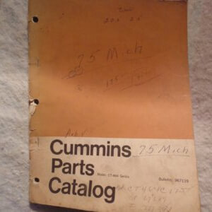 Cummins Model CT-464 Parts Manual