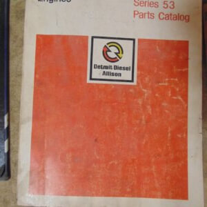 Detroit Diesel Series 53 Engine Parts Manual Volume 1 and 2