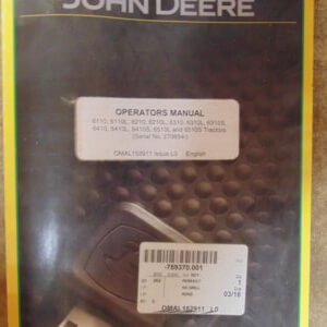 John Deere 6110 6110L 6210 6210L 6310 6310L 6310S 6410 6410L 6410S 6510L 6510S Tractors Operators Manual