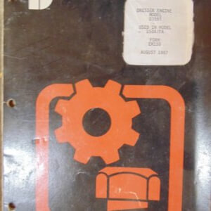 Dresser D359T Engines Parts Manual