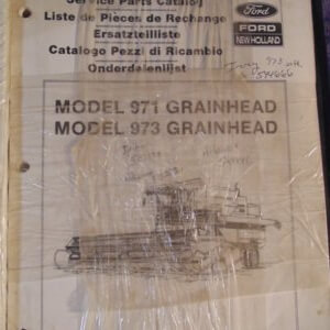 Ford Model 971 Grainhead, 973 Grainhead Parts Manual