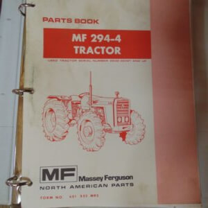 Massey Ferguson 294-4 Tractor Parts Manual