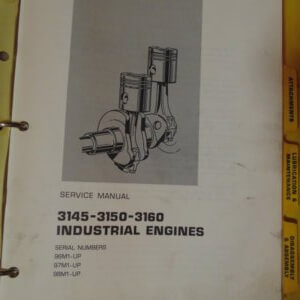 Caterpillar 3145 3150 3160 Industrial Engines Service Manual