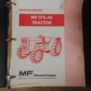 Massey Ferguson 174-4S Tractor Parts Manual