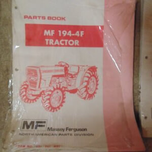 Massey Ferguson 194-4F Tractor Parts Manual
