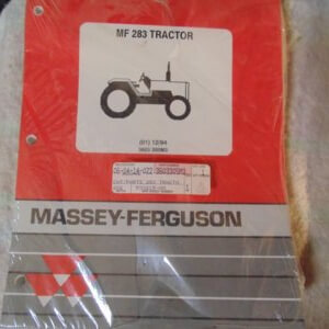 Massey Ferguson 283 Tractor Parts Manual