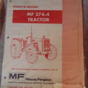 Massey Ferguson 274-4 Tractor Parts Manual