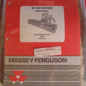 Massey Ferguson 200 Swather Parts Manual