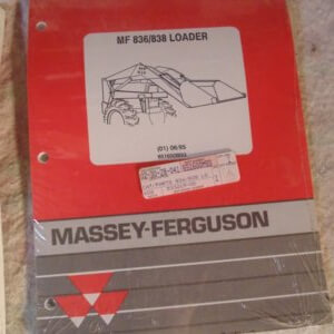 Massey Ferguson 836/838 Loader Tractor Parts Manual