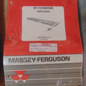 Massey Ferguson 210 Swather Parts Manual