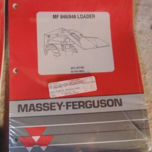 Massey Ferguson 846/848 Loader Parts Manual