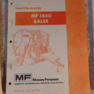 Massey Ferguson 1440 Baler Parts Manual