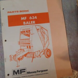 Massey Ferguson 634 Baler Parts Manual