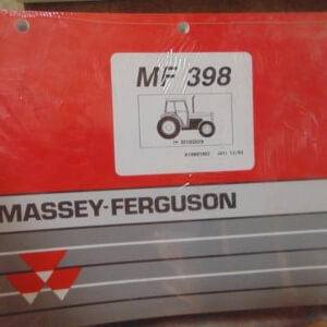 Massey Ferguson 398 Tractor Parts Manual