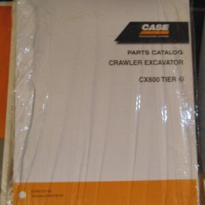 Case CX800 Tier 3 Crawler Excavator Parts Manual *New In Plastic*