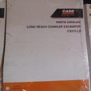 Case CX210 LR Crawler Excavator Parts Manual