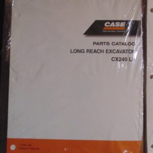 Case CX240 LR Excavator Parts Manual