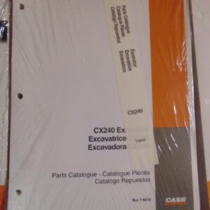Case CX240 Crawler Excavator Parts Manual