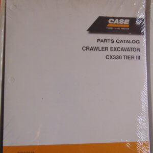 Case CX330 Tier 3 Crawler Excavator Parts Manual