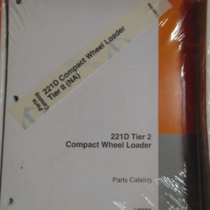 Case 221D Compact Wheel Loader Tier 2 Parts Manual