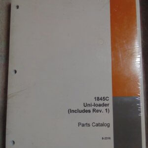 Case 1845C Uni-Loader Skid Steer Loader Parts Manual
