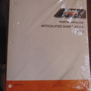 Case 327B Articulated Dump Truck Parts Manual