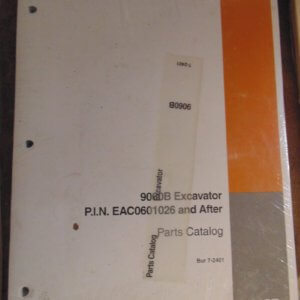 Case 9060B Excavator Parts Manual EAC0601026